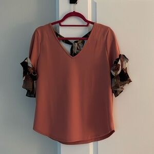 NY&CO Rose/Blush Blouse NWOT